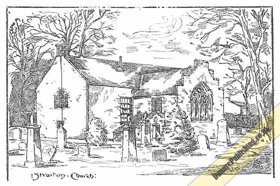 Drawing titled: Straiton Church